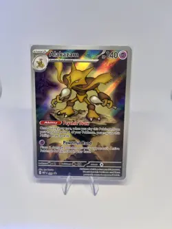 Pokemon Alakazam TCG MEP 009 Mega Evolution Black Star Promo NM - Image 1