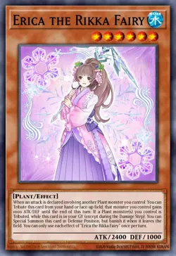 Erica the Rikka Fairy - SESL-EN018 Super Rare | Yu-Gi-Oh! Card - Image 1