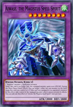Aiwass, the Magistus Spell Spirit - GEIM-EN005 Super Rare | Yu-Gi-Oh! Card - Image 1