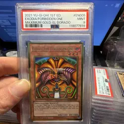 Yu-Gi-Oh Exodia the Forbidden One Maximum Gold El Dorado 1st Edition Holo PSA 9 - Image 1