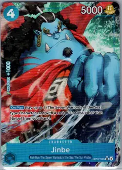 Jinbe (Alt Art) OP07-045 English 500 Years in the Future - One Piece Card - NM - Image 1