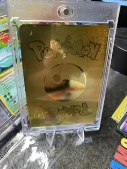 Charizard Vmax Fan Art Gold Metal Pokemon Card - *NM* - Image 2