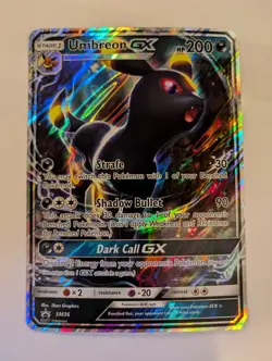 Pokemon Umbreon GX Jumbo SM36 Black Star Promo – NM – Oversized Card - Image 1