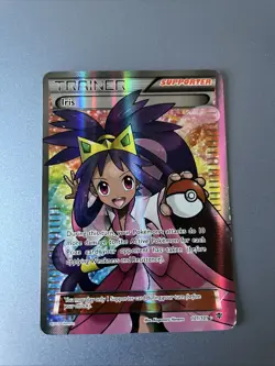 Iris (Full Art) 101/101 Plasma Blast Holographic Ultra Rare Pokemon Card - Image 1