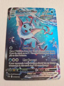 Vaporeon VMAX SWSH182 SWSH: Sword & Shield Promo Cards Holo - Image 1