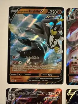 Pokemon Rapid & Single Strike URSHIFU 4 Card Lot ~ V VMAX - Image 4