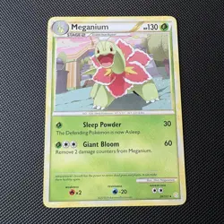 Meganium 26/123 HeartGold SoulSilver NEAR MINT Pokemon Card Non Holo - Image 1