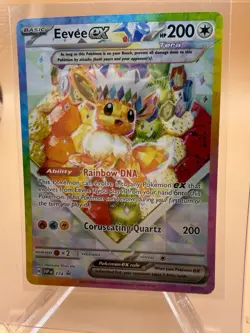 Pokemon Eevee ex 174 SVP: Scarlet & Violet Promo Holo 200HP Single Card - Image 1