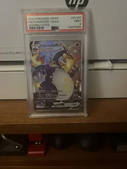 Pokemon Charizard VMAX SV107/SV122 Shining Fates: Shiny Vault Holo PSA 9 - Image 2