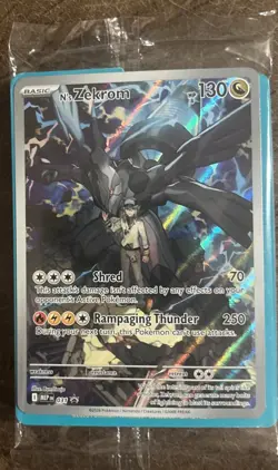 Pokemon TCG - N’s ZEKROM - #031 - SEALED Promo: Mega Evolution Ascended Heroes - Image 1