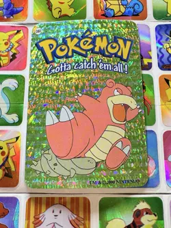 Pokemon 151 Vintage Pocket Monsters Vending HOLO Prism Sticker 2000 Nintendo - Image 3