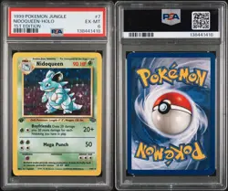 Nidoqueen: 1999 Pokemon Jungle 1st Edition Holographic #7 - PSA 6 - Image 1
