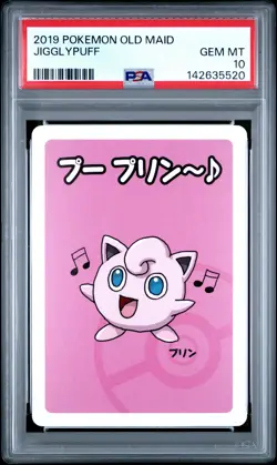 2019 POKEMON OLD MAID JIGGLYPUFF PSA 10 - Image 1