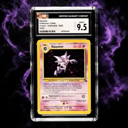 ✨ CGC 9.5 MINT+ ✨ Pokemon TCG Haunter Fossil 6/62 Holo Unlimited Rare - Image 1