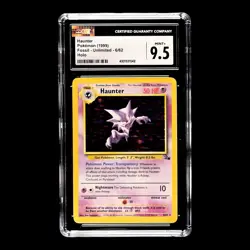 ✨ CGC 9.5 MINT+ ✨ Pokemon TCG Haunter Fossil 6/62 Holo Unlimited Rare - Image 2