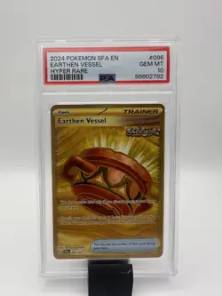 Pokemon PSA 10 Earthen Vessel Hyper Rare #96 Shrouded Fable - Image 1