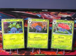 Pokemon TCG Oddish 001 Gloom 002 & Vileplume 003 Cosmo Holo Promo Set Of 3 NM - Image 1
