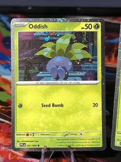Pokemon TCG Oddish 001 Gloom 002 & Vileplume 003 Cosmo Holo Promo Set Of 3 NM - Image 2