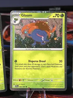 Pokemon TCG Oddish 001 Gloom 002 & Vileplume 003 Cosmo Holo Promo Set Of 3 NM - Image 3