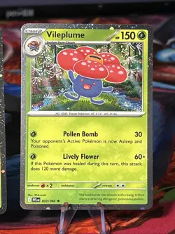 Pokemon TCG Oddish 001 Gloom 002 & Vileplume 003 Cosmo Holo Promo Set Of 3 NM - Image 4