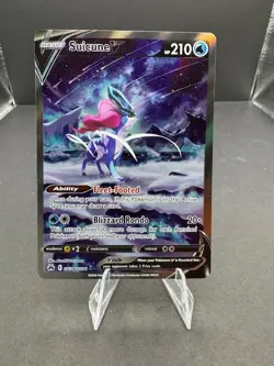 Suicune V GG38/GG70 Ultra Rare Pokemon Crown Zenith Galarian Gallery NM - Image 1