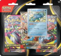 Pokemon TCG Mega Evolution 3 Pack Blister Golduck Promo -New/Sealed - Image 1