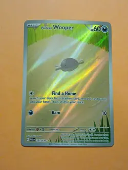 Pokemon Scarlet & Violet Paldea Evolved Paldean Wooper 221/193 Illustration Rare - Image 2