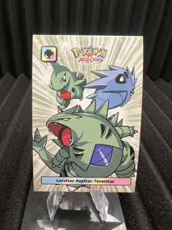 Larvitar, Pupitar & Tyranitar - Attack Gen 2 Cracked Ice Holo - Pokemon NM - Image 1