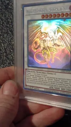 Konami Yu-Gi-Oh! Red Dragon Archfiend Ghost Rare 1st Ed GFP2-EN182 PSA 9 - Image 3