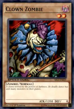 Speed Duel: Arena of Lost Souls #SBLS-EN029 Clown Zombie - Image 1