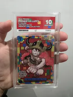 Monkey D Luffy P-110 Promo ONE PIECE DAY 25 Japanese ACE 10 GEM MINT - Image 1