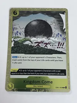 One Piece Kingdom Come (EB01-059/101) EB01 Memorial Collection NM FOIL - Image 1