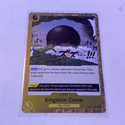 KINGDOM COME - EB01 - R - FOIL - ONE PIECE TCG - Image 1
