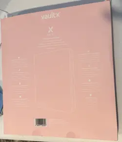 Vault X EXO-TEC 12-Pocket Zip Binder 480 Card Capacity Pink Side-Loading - Image 2