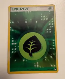 Grass Energy 103/108 Power Keepers Ex Ruby & Sapphire Holo Pokemon TCG Card LP - Image 1