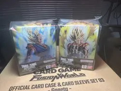 Dragon Ball Super Fusion World GOGETA & VEGITO Card Case & Promos LIMITED Bundle - Image 3