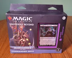 Necron Dynasties Commander Deck - MTG Universes Beyond Warhammer 40,000 - NEW - Image 1