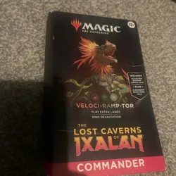 Magic Lost Caverns Ixalan Comm Deck Velociramptor Veloci-Ramp tor NEW SEALED - Image 1