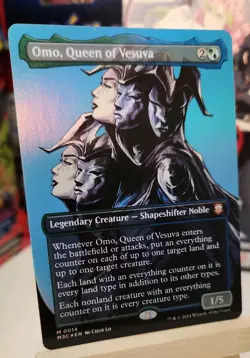 MTG: Omo, Queen of Vesuva (Borderless) Commander: Modern Horizons 3 Foil NM 0014 - Image 2