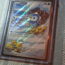 Pokemon TCG Piplup Me02: Phantasmal Flames 098/094 Illustration Rare Holo 70 HP - Image 1