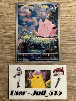 Pokemon TCG Card Clefairy 094/088 - Illustration Rare: Perfect Order: Pack Fresh - Image 1