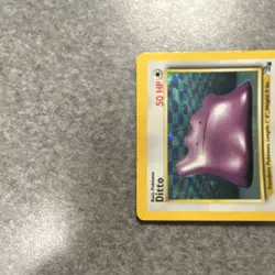 Pokemon TCG Ditto Fossil Holo Rare Unlimited 50 HP Basic 3/62 Vintage English - Image 3