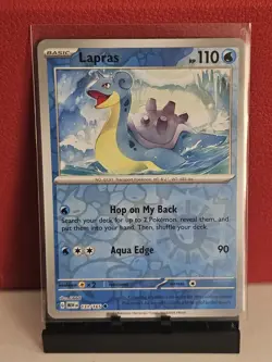 Lapras 151 Reverse Holo Pokemon TCG 131/165 Scarlet & Violet Uncommon - Image 1