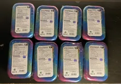 POKEMON SCARLET & VIOLET PRISMATIC EVOLUTIONS MINI TINS COMPLETE SET OF 8 SEALED - Image 2