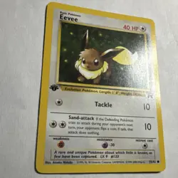 Pokemon TCG Eevee Team Rocket 1st Edition 40 HP Uncommon 55/82 - Image 4
