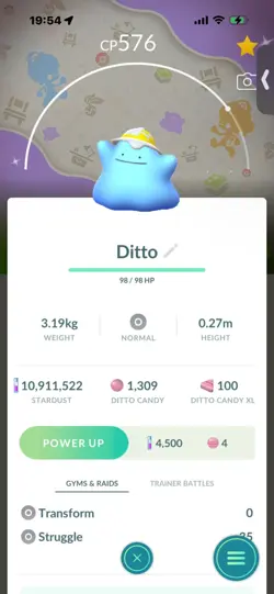 Pokemon Go Shiny Ditto Hat ( Background) - Image 1