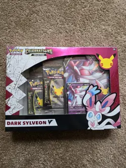Pokemon TCG Celebrations Collection Box Dark Sylveon V 820650809392 - Image 1