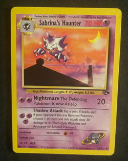 Pokemon TCG Sabrina's Haunter Gym Challenge 55/132 Regular (LP) - Image 1