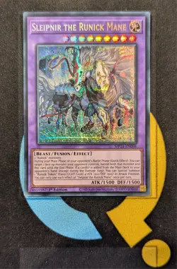 MP24-EN096 Sleipnir the Runick Mane Prismatic Secret Rare 1st YuGiOh - Image 1