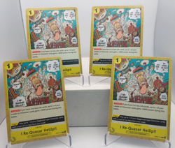 I Re-Quasar Helllp!! - OP07-115 x4 - 500 Years in the Future! - One Piece TCG - Image 1